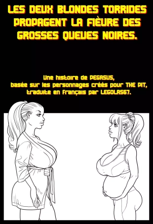 hentai 2 Hot Blondes - Bred-Out 2  Les Deux Blondes Torrides Propagent la Fièvre de la Queue Noire