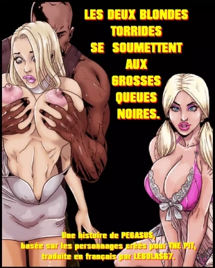 hentai 2 Hot Blondes Submit to Big Black Cock