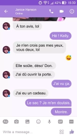 Discussion avec Janice : page 13