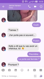 Discussion avec Janice : page 15