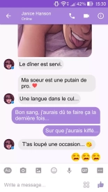 Discussion avec Janice : page 22
