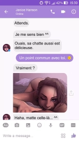 Discussion avec Janice : page 26