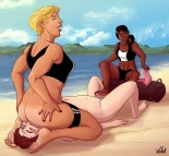 ANOTHER EROTIC GIRL WRESTLING : page 2