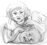 ANOTHER EROTIC GIRL WRESTLING : page 40