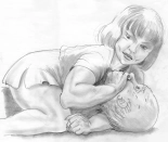 ANOTHER EROTIC GIRL WRESTLING : page 41
