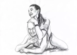 ANOTHER EROTIC GIRL WRESTLING : page 42