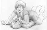 ANOTHER EROTIC GIRL WRESTLING : page 46