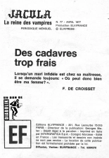 Elvifrance - Jacula - T077 - Des Cadavres trop Frais : page 3
