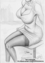 EROTIC FACE SITTING DRAWING 2 : page 16