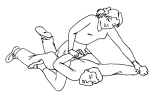 EROTIC FACE SITTING DRAWING 2 : page 35