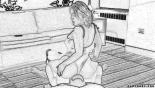 EROTIC FACE SITTING DRAWING : page 25