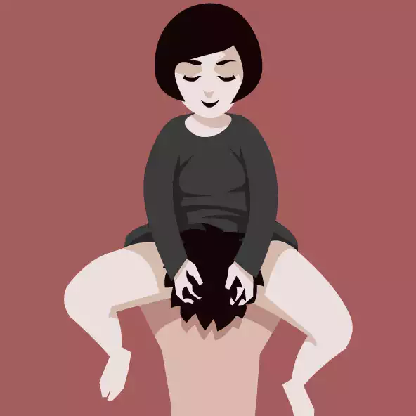EROTIC FACE SITTING DRAWING : page 32