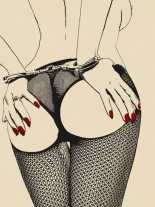 EROTIC FACE SITTING DRAWING : page 45