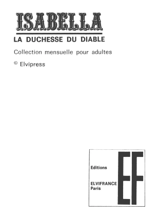 hentai Isabella T040 - Une Folle Libertine