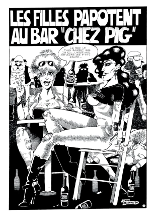 hentai John Howard - Les filles papotent au bar \'CHEZ PIG\'