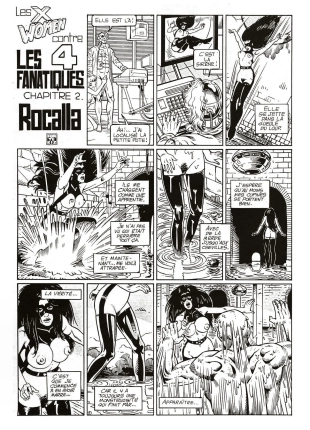 hentai José Rafael Fonteriz - Les Xwomen contre Les 4 Fantastiques #2 : Rocalla
