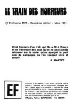 Les Grands Classiques de l'Epouvante N°24 - Le train des Horreurs : page 3