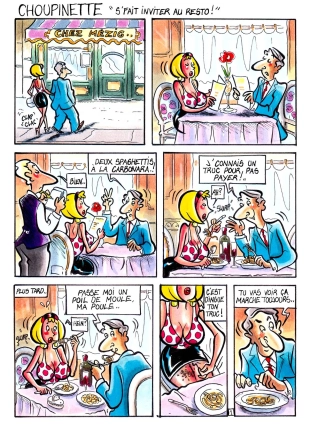 hentai Rocheret & Muze - Choupinette : S\'fait inviter au resto !