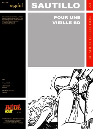 hentai Sautillo - Pour une vieille BD